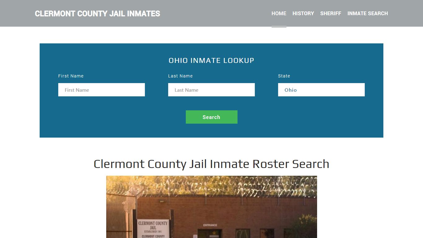 Clermont County Jail Inmate Roster Lookup, Batavia, OH